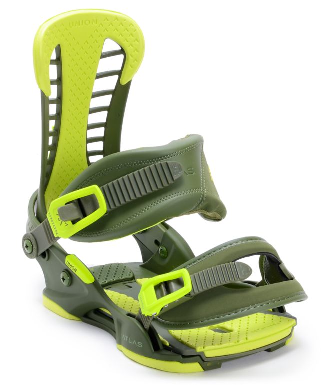 Union Atlas Matte Green 2013 Snowboard Bindings