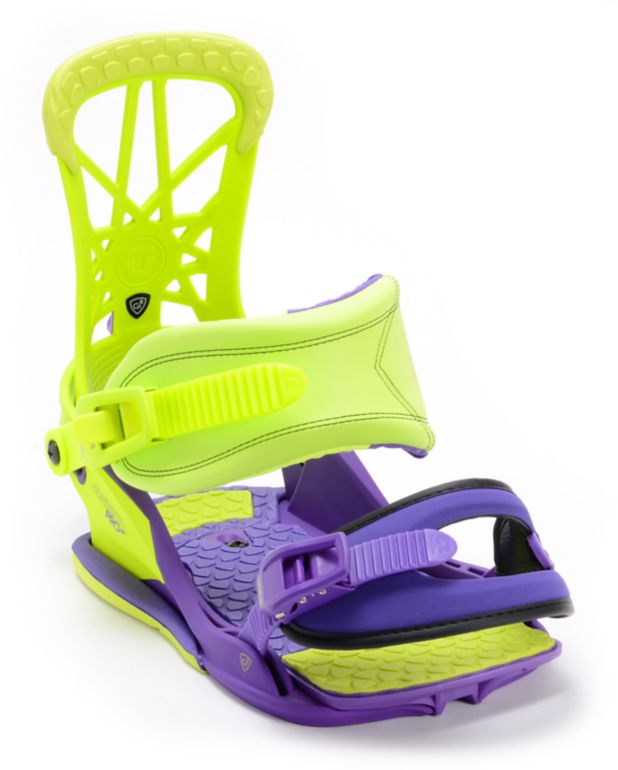 Union Contact Pro Purple & Green 2013 Snowboard Bindings