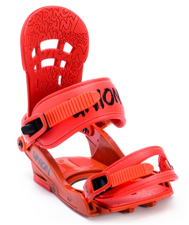 Union DLX Red 2013 Snowboard Bindings