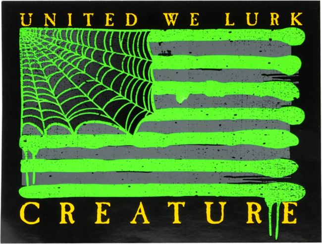 Creature Lurk Nation Sticker
