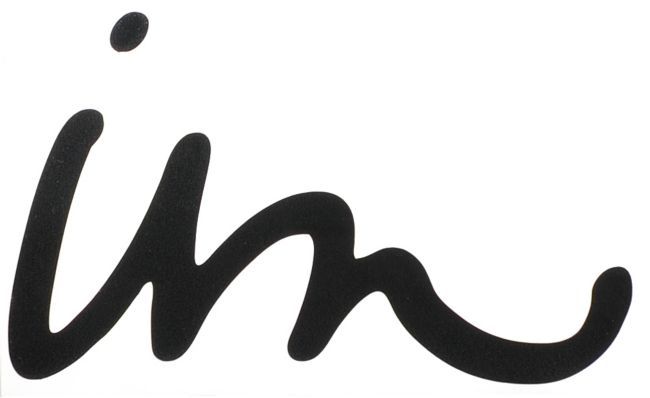 Imperial Motion Cursor Black Diecut Sticker