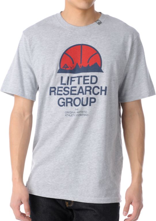 LRG Expansion Team Heather Grey Tee Shirt