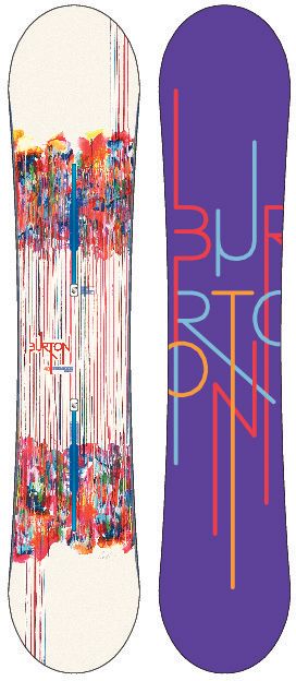 Burton Feelgood Flying V 140 Girls Snowboard 2013