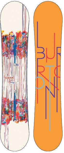 Burton Feelgood Flying V 144 Girls Snowboard 2013
