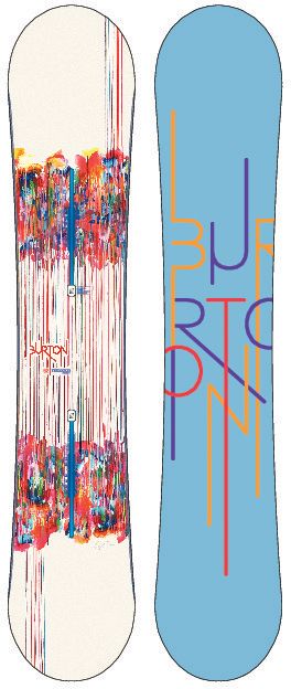 Burton Feelgood Flying V 152 Girls Snowboard 2013