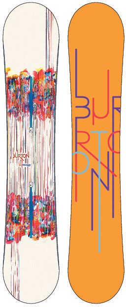 Burton Feelgood Flying V 155 Girls Snowboard 2013