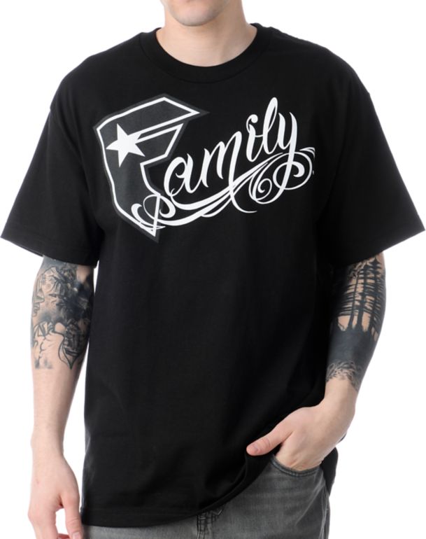 Famous Stars & Straps BOH Family Black Tee Shirt