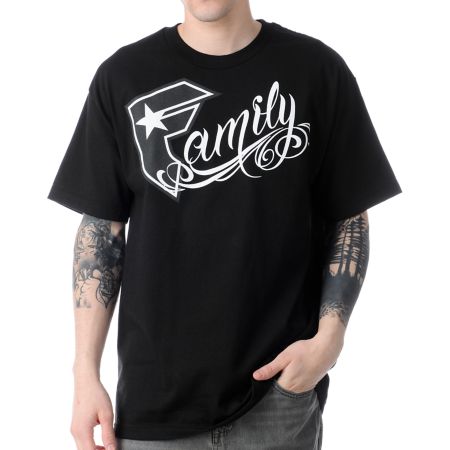 Famous Stars & Straps BOH Family Black Tee Shirt