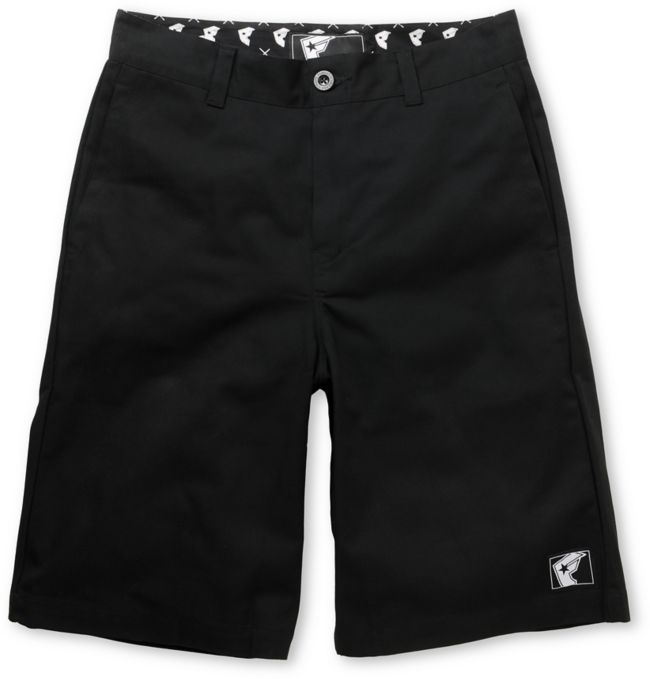 Famous Stars & Straps FMS Black Chino Shorts