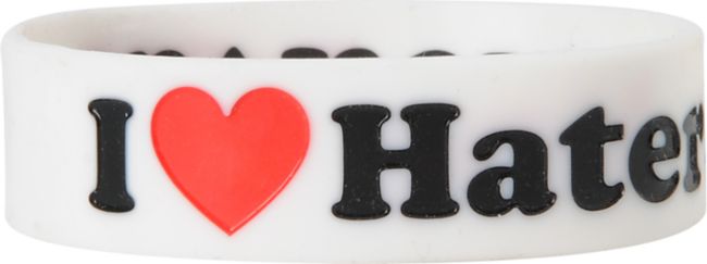 DGK I Love Haters White Bracelet