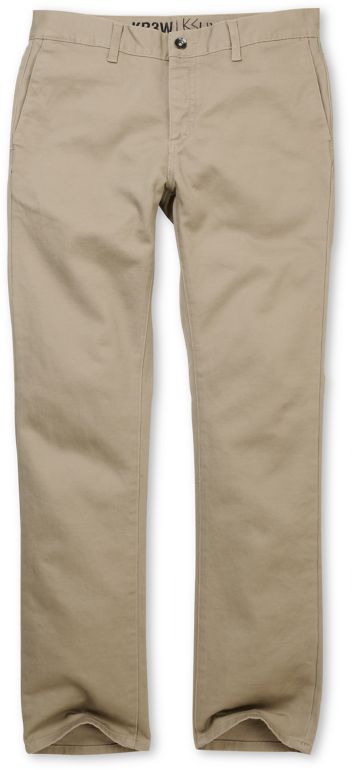 KR3W K-Slim Khaki Slim Fit Chino Pants