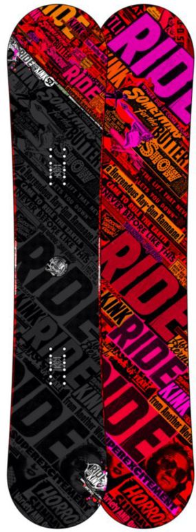 Ride Kink 152cm Twin Rocker Snowboard 2013
