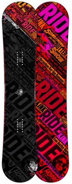 Ride Kink 149cm Twin Rocker Wide Snowboard 2013