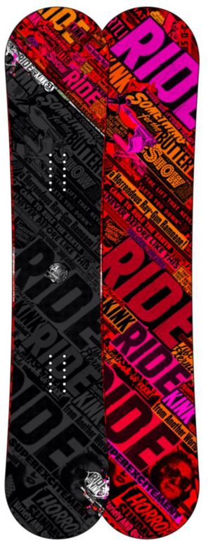 Ride Kink 153cm Twin Rocker Wide Snowboard 2013