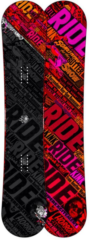 Ride Kink 156cm Twin Rocker Wide Snowboard 2013