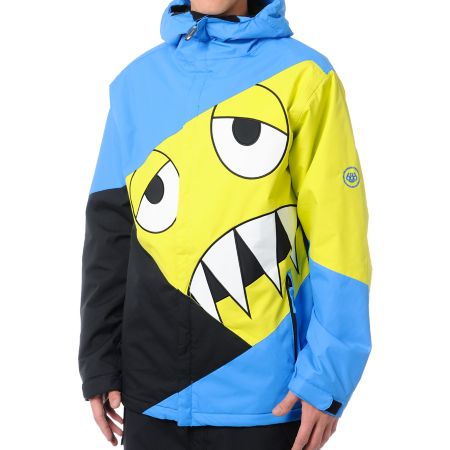 686 Snaggleface 8K Blue Snowboard Jacket