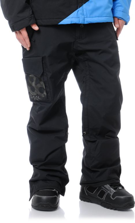 686 Mannual Data Black 8K Snowboard Pants