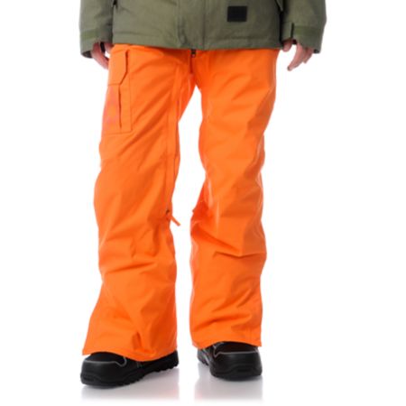686 Mannual Data Orange 8K Snowboard Pants