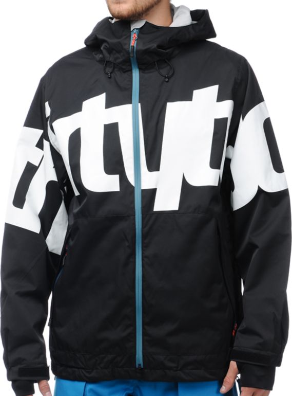 Thirtytwo Lowdown 2 Black 10K Snowboard Jacket 2013