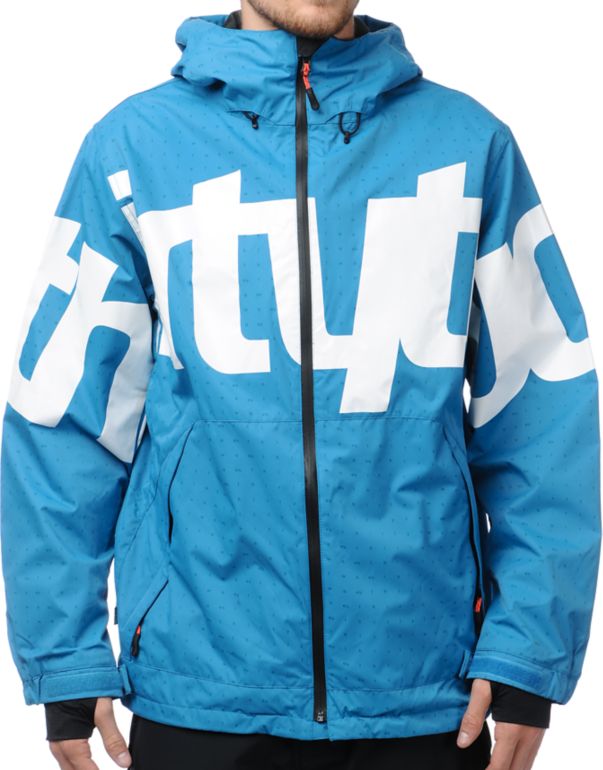 Thirtytwo Lowdown 2 Blue 10K Snowboard Jacket 2013