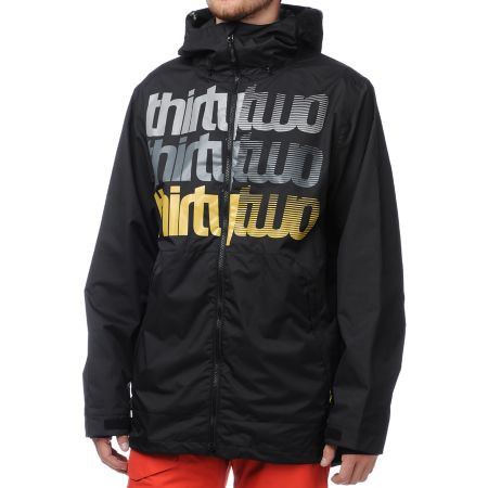 Thirtytwo Shakedown Black 10K Snowboard Jacket 2013