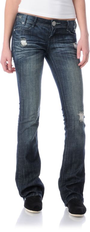 Almost Famous Whitney Girls Bootcut Jeans