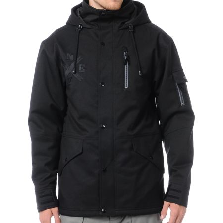 Neff The Kon Black 10k Snowboard Jacket 2013