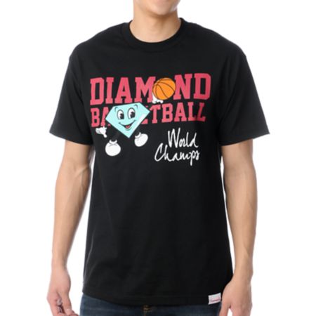 Diamond Supply Cutty Champ Black Tee Shirt