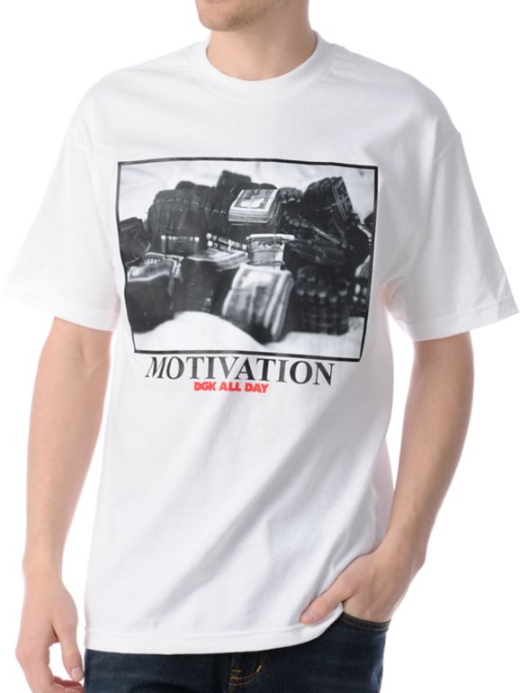 DGK Stacks White Tee Shirt