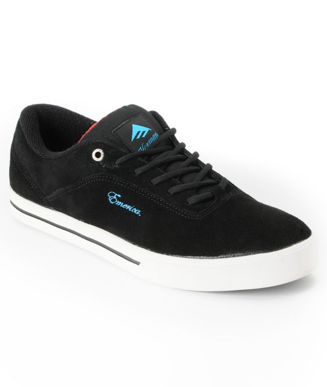 Emerica x Baker Herman G Code Black Suede Skate Shoe