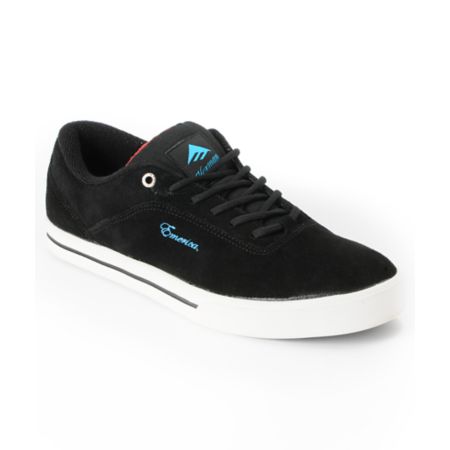 Emerica x Baker Herman G Code Black Suede Skate Shoe 