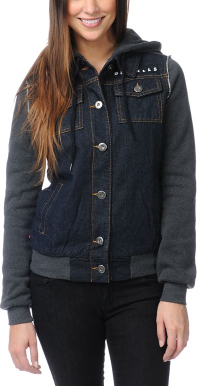 Glamour Kills The Wiz Kid Hooded Jean Vest Jacket