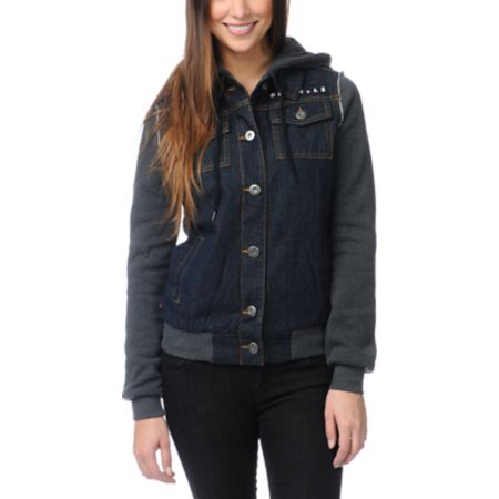 Glamour Kills The Wiz Kid Hooded Denim Vest Jacket