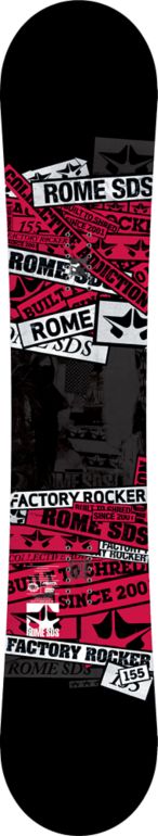 Rome Factory Rocker 155 Snowboard 2013