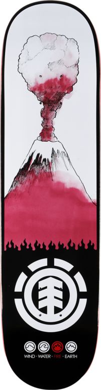 Element Oh Fire 8.0" Featherlight Skateboard Deck