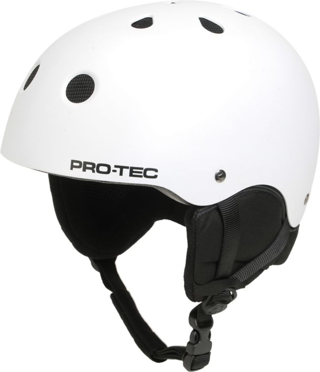 Pro-tec Classic White 2013 Snowboard Helmet