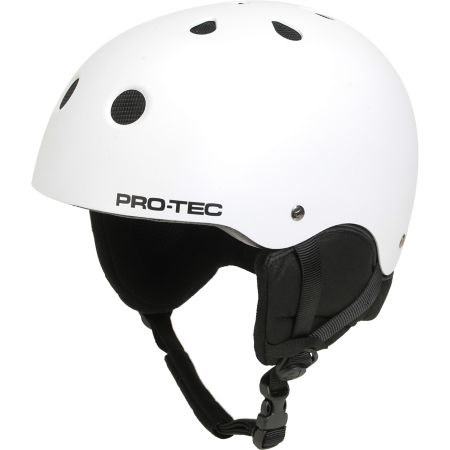 Pro-tec Classic White 2013 Snowboard Helmet