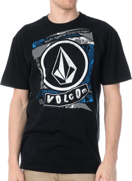 Volcom OP Stickle Black Tee Shirt