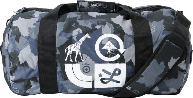 LRG One Night Stand Grey Camo Duffel Bag