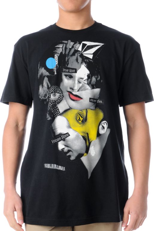 Volcom True Love Black Tee Shirt