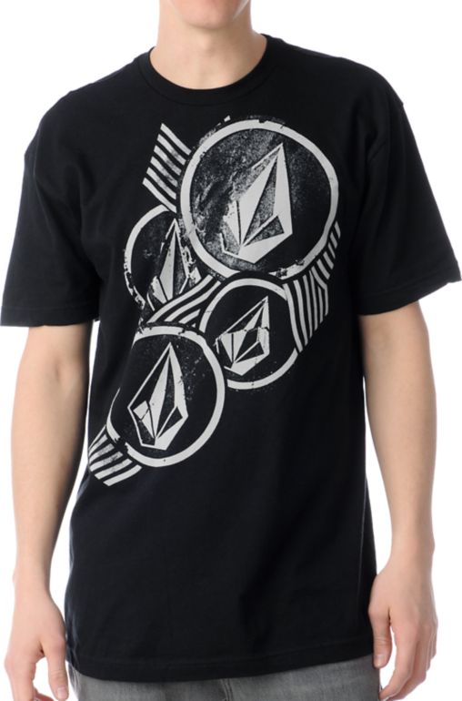 Volcom Circ Up Black Tee Shirt