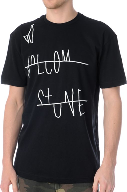 Volcom Scribs Black Tee Shirt