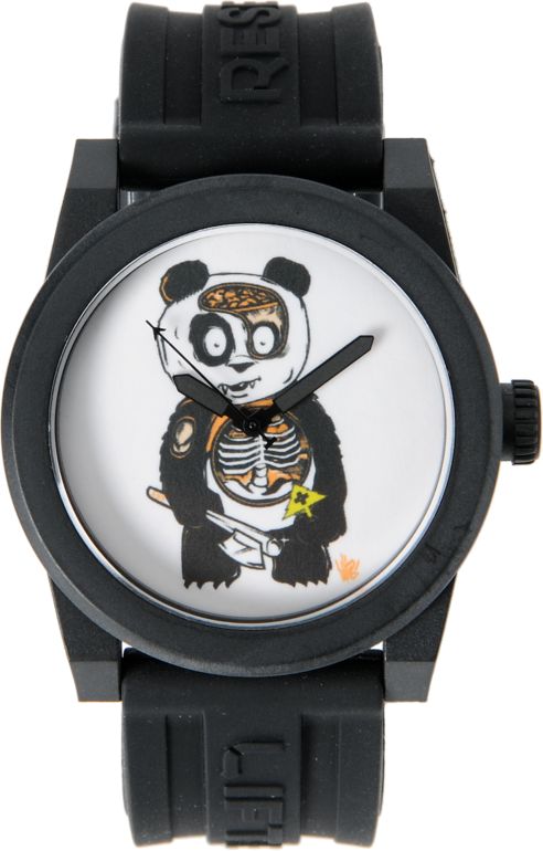 LRG Icon Bear Art Series Black Analog Watch