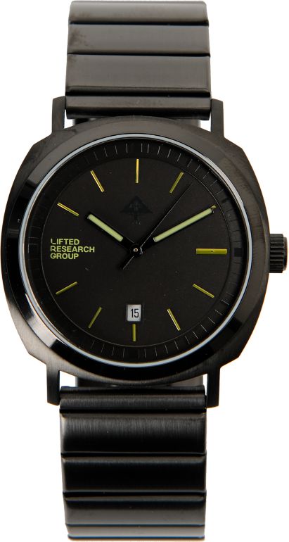 LRG Portal Black Analog Watch