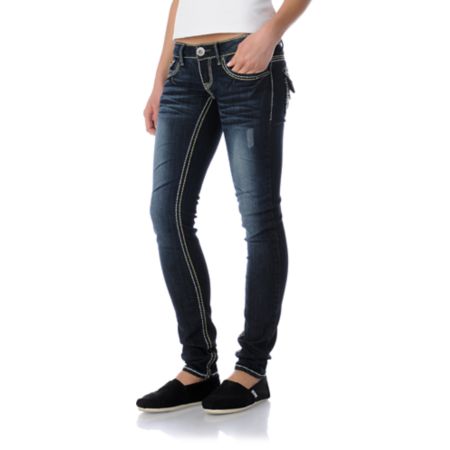 Hydraulic Hilary Dark Wash Super Skinny Jeans