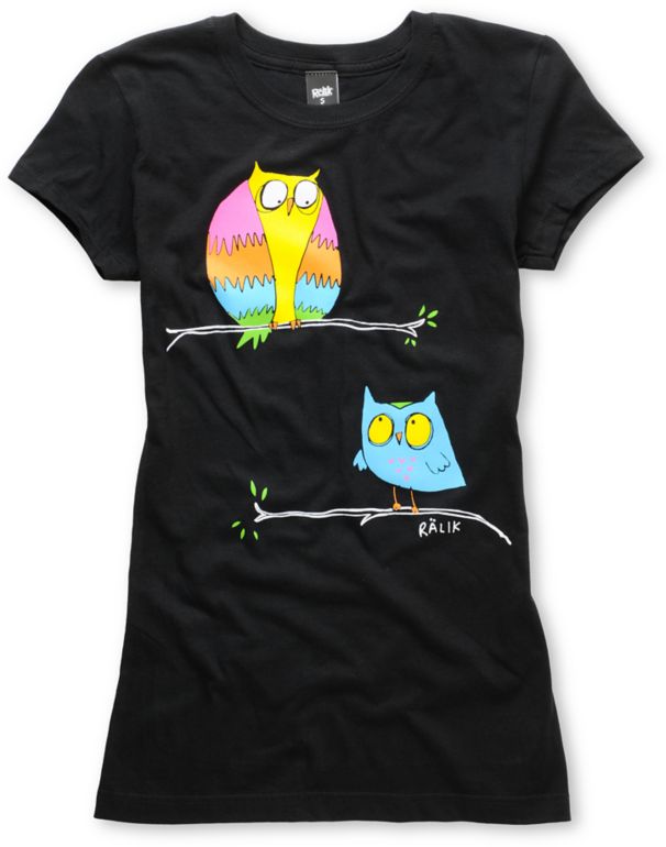 Ralik Branching Out Black Tee Shirt