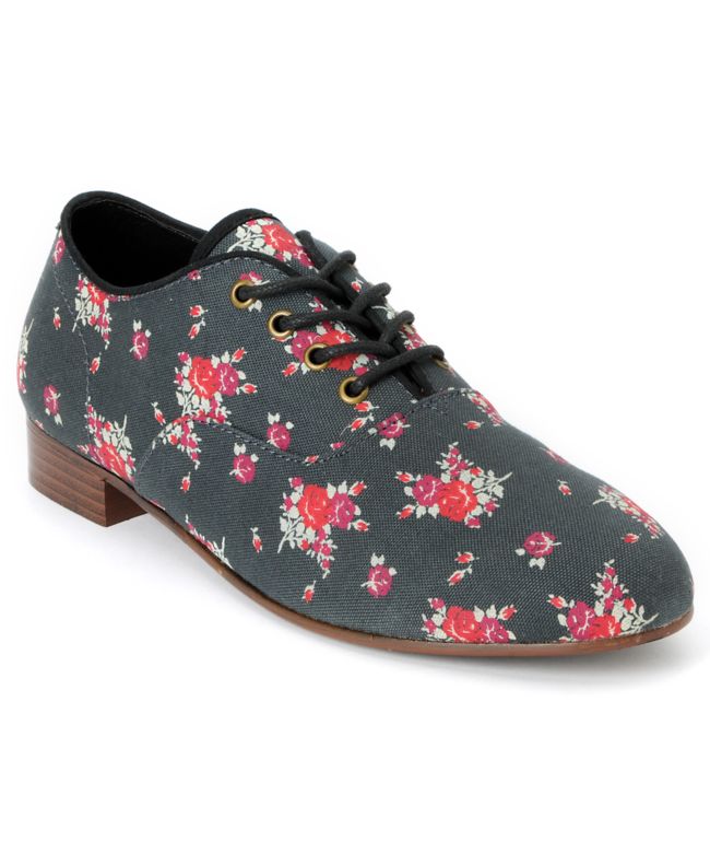 Obey x Generic Surplus Dury Floral Canvas Girls Shoe