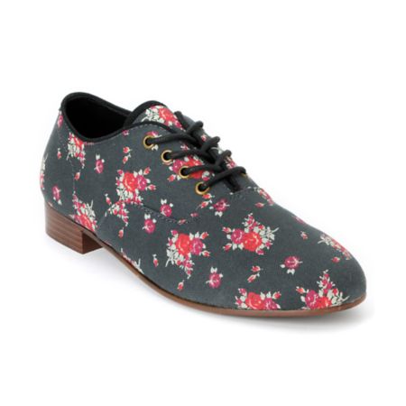 Obey x Generic Surplus Dury Floral Canvas Girls Shoe