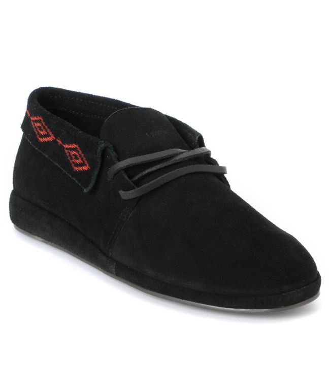 Obey x Generic Surplus Mingus Black Suede Girls Shoe
