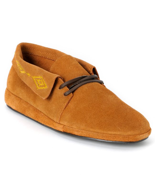 Obey x Generic Surplus Mingus Tan Suede Girls Shoe